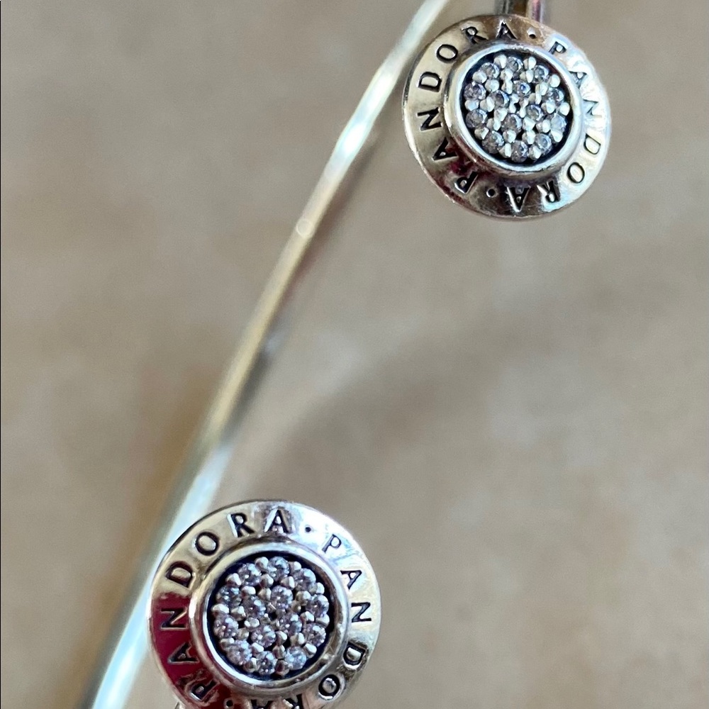 Pandora pavé open bangle